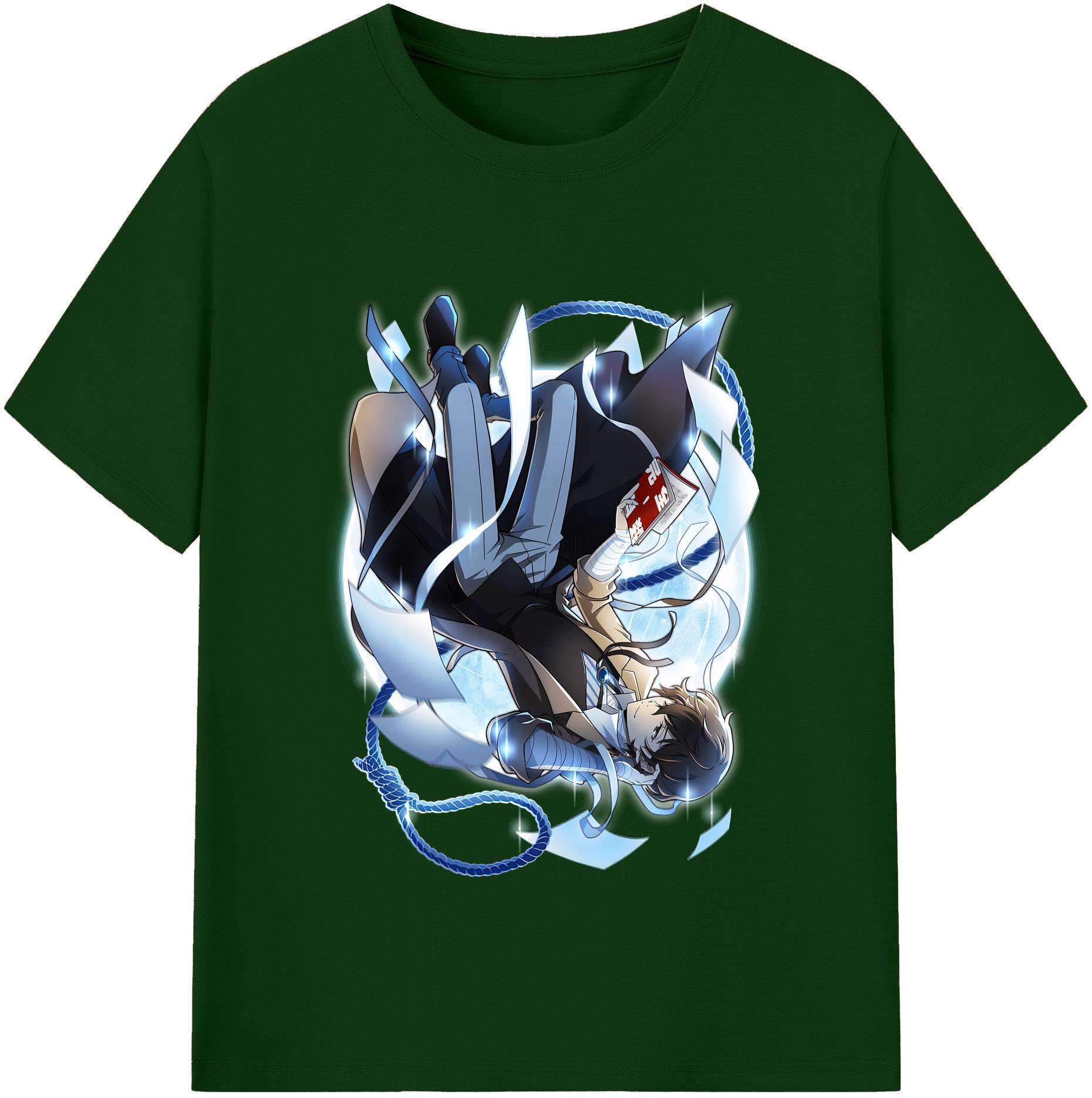 （画像用） 文豪ストレイドッグス Bungo Stray Dogs 綿100％半袖Tシャツ（フロントプリント）